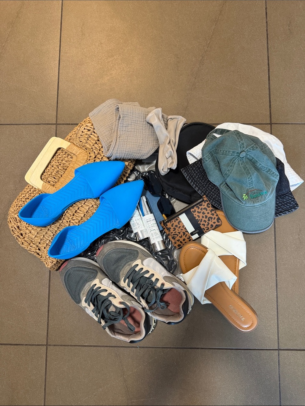 Shoes (US 9), hats, bags, skincare & more
